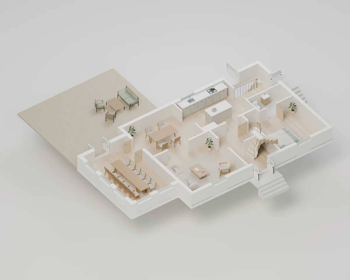 Rumsöversikt · 3D